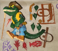 Teenage Mutant Ninja Turtles Super7 Leatherhead (Ultimates) Loose Complete